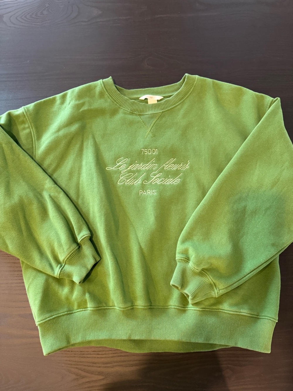 H&M Green Crewneck Sweatshirt